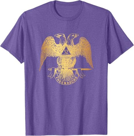 Scottish Rite Eagle 32nd Degree - Freemason Gifts for Men T-Shirt - FUKAMASONIC