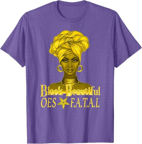 Order Of The Eastern Star OES Ring Diva Black Beautiful T-Shirt - FUKAMASONIC