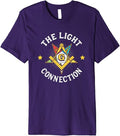 Light Connection OES Masonry Masonic Freemason Freemasonry Premium T-Shirt - FUKAMASONIC