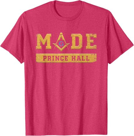 Made PHA Freemason Prince Hall Mason - Masonic T-Shirt - FUKAMASONIC