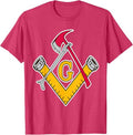 Masonic Firefighter Tools T-Shirt - FUKAMASONIC
