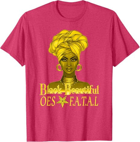Order Of The Eastern Star OES Ring Diva Black Beautiful T-Shirt - FUKAMASONIC