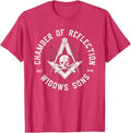 Widows Sons Masonic Square and Compass - Freemason T-Shirt - FUKAMASONIC