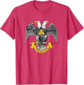 Scottish Rite 32nd Degree Eagle - Freemason Men's Gift T-Shirt - FUKAMASONIC