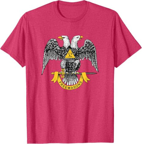 Scottish Rite 32nd Degree Eagle - Freemason Men's Gift T-Shirt - FUKAMASONIC