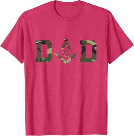 Masonic Dad, Father's Day Gift - Camo | Freemason T-Shirt - FUKAMASONIC