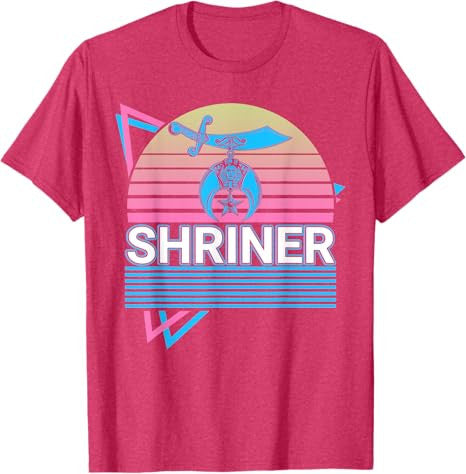 Shriner Retro Freemason Masonic Mystic Shrine T-Shirt - FUKAMASONIC