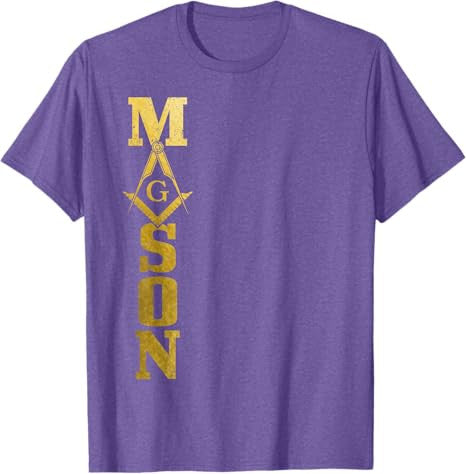 Masonic Masonic Square and Compass Symbol T-Shirt - FUKAMASONIC