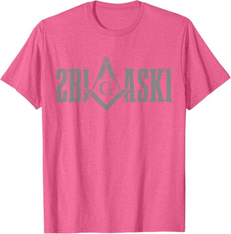 2B1ASK1 Mason Freemason Masonic Square & Compass T-Shirt - FUKAMASONIC
