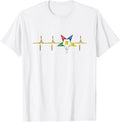 OES shirts for women logo - heartbeat EKG pulse t-shirt - FUKAMASONIC