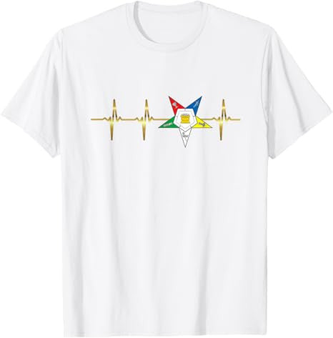 OES shirts for women logo - heartbeat EKG pulse t-shirt - FUKAMASONIC