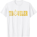 Masonic Masonic Square and Compass Travel T-Shirt - FUKAMASONIC