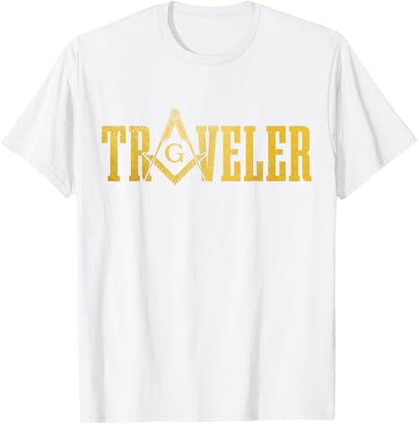 Masonic Masonic Square and Compass Travel T-Shirt - FUKAMASONIC