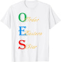 OES Words Sister Brother Beautiful Order of the Eastern Star T-Shirt - FUKAMASONIC