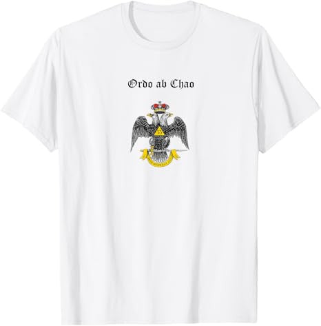Masonic Ordo ab Chao Scottish rite 33 Freemasonry symbol T-Shirt