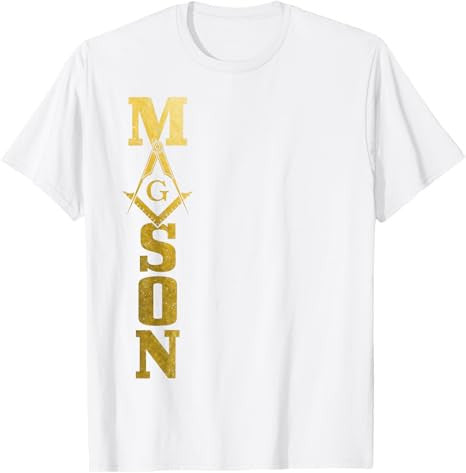 Masonic Masonic Square and Compass Symbol T-Shirt - FUKAMASONIC