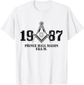Mason Freemason Masonic Prince Hall Square & Compass T-Shirt - FUKAMASONIC