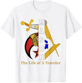 Noble Shriner Mason The Life Of Traveler Freemason Christmas T-Shirt - FUKAMASONIC