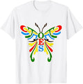 OES Butterfly Color of the Eastern Star Christmas T-Shirt - FUKAMASONIC
