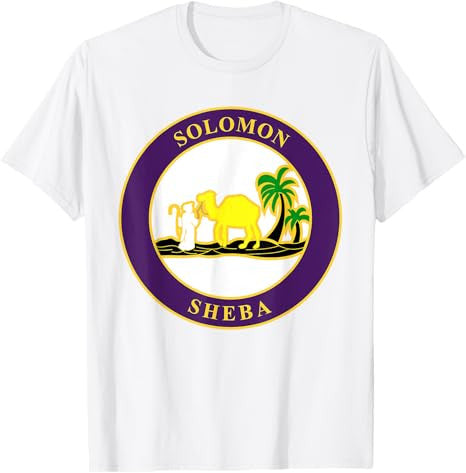 Queen of the South Solomon Sheba OES Order Eastern Star T-Shirt - FUKAMASONIC