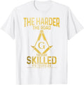 Mason Traveler Square Masonic Compass T-Shirt - FUKAMASONIC