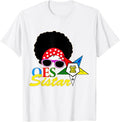 OES Afro Sistar Head Band Sunglasses Star Parents' Day T-Shirt - FUKAMASONIC