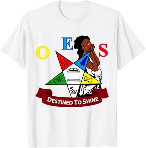 OES Destined To Shine Order of the Eastern Star Parents' Day T-Shirt