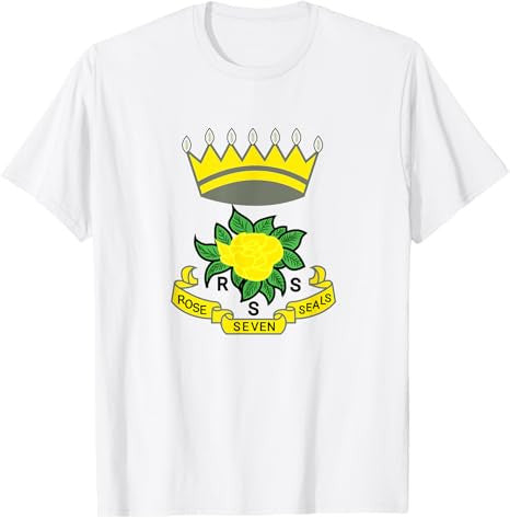 Roses of Seven Seals Supreme Excellent College OES RSS T-Shirt - FUKAMASONIC