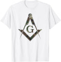 Masonic Camo Square and Compass - Freemason T-Shirt T-Shirt - FUKAMASONIC