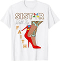 OES SiStar Leopard Walk By Faith Eastern Star Thanksgiving T-Shirt - FUKAMASONIC