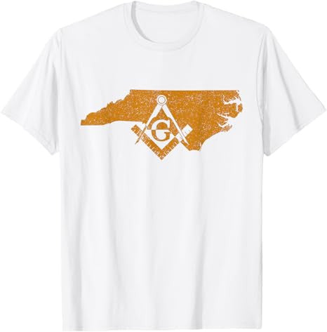 North Carolina Masons Grand Lodge Freemason Fathers Day T-Shirt - FUKAMASONIC