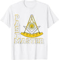 Freemason Past Master Symbol Square & Compasses Father's Day T-Shirt - FUKAMASONIC