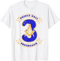 Prince Hall Mason Brotherhood 3 Degrees Of Light Freemason T-Shirt - FUKAMASONIC