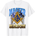 Masonic Pillars Master Mason Lodge Freemason Ring Trowel Bro T-Shirt - FUKAMASONIC
