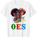 OES Sisters Afro Squad Team Eastern Star Women's Equality T-Shirt - FUKAMASONIC