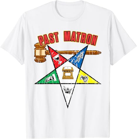 OES Past Matron Vintage Order of Eastern Star Thanksgiving T-Shirt - FUKAMASONIC