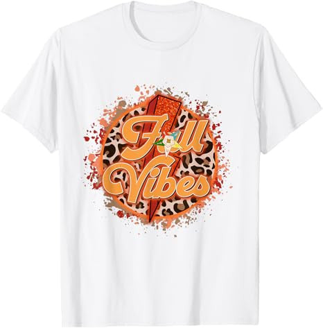 OES Fall Vibes Retro Leopard of the Eastern Star Halloween T-Shirt - FUKAMASONIC