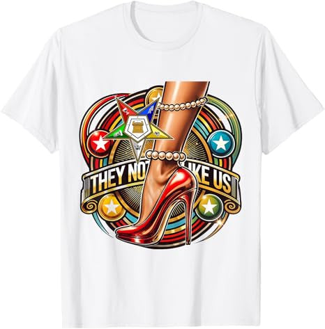 They Ain't Us OES Pearl High Heels Platform Red Sisters T-Shirt - FUKAMASONIC