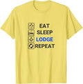 Freemason Eat Sleep Lodge Repeat - Funny Masonic Freemasonry T-Shirt - FUKAMASONIC