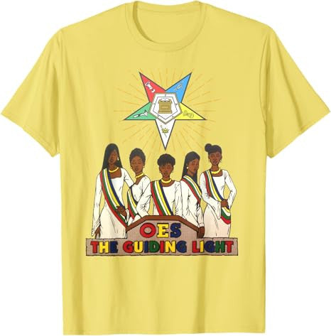 Order Of The Eastern Star OES Sistars Of Color Sisterhood T-Shirt - FUKAMASONIC