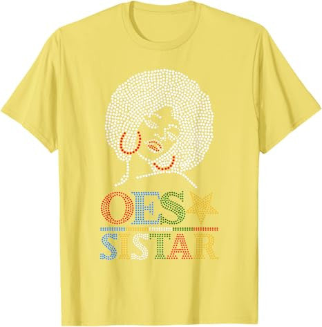 OES SiStar Dot Print Order of Eastern Star Parents' Day Gift T-Shirt - FUKAMASONIC