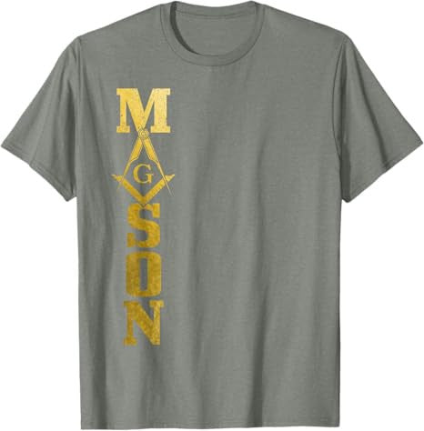 Masonic Masonic Square and Compass Symbol T-Shirt - FUKAMASONIC