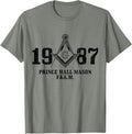 Mason Freemason Masonic Prince Hall Square & Compass T-Shirt - FUKAMASONIC