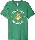 Light Connection OES Masonry Masonic Freemason Freemasonry Premium T-Shirt - FUKAMASONIC