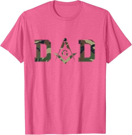 Masonic Dad, Father's Day Gift - Camo | Freemason T-Shirt - FUKAMASONIC