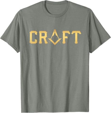 Masonic Craft - Square and Compass - Freemason T-Shirt T-Shirt - FUKAMASONIC