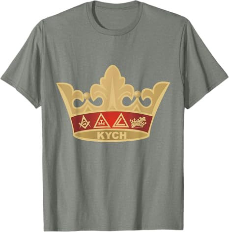 Knight York Cross Honor KYCH Masonic York Rite Mason Honour T-Shirt - FUKAMASONIC
