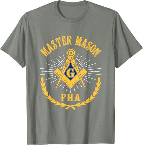 Greats Masonic Prince Hall PHA Master Mason Father's Day T-Shirt - FUKAMASONIC