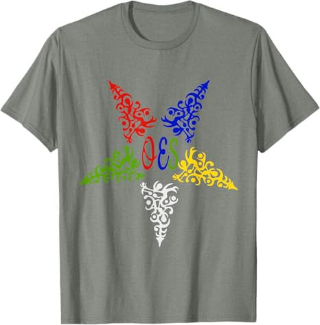 OES Star Human Tree Order of the Eastern Star Parents' Day T-Shirt - FUKAMASONIC