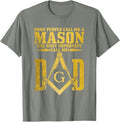 Dad Square Compass Masonic Father Day Freemason T-Shirt - FUKAMASONIC